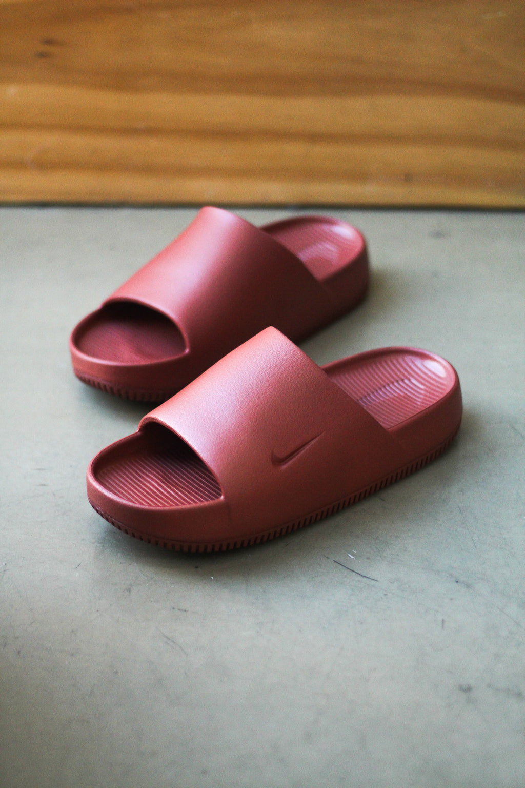 Wmns Nike Calm Slide (Rugged Orange/Rugged Orange) 11W