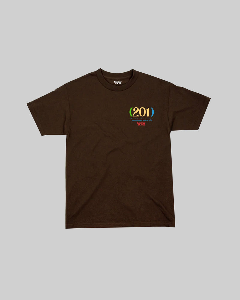 SNEAKER ROOM 201 T SHIRT "BROWN"