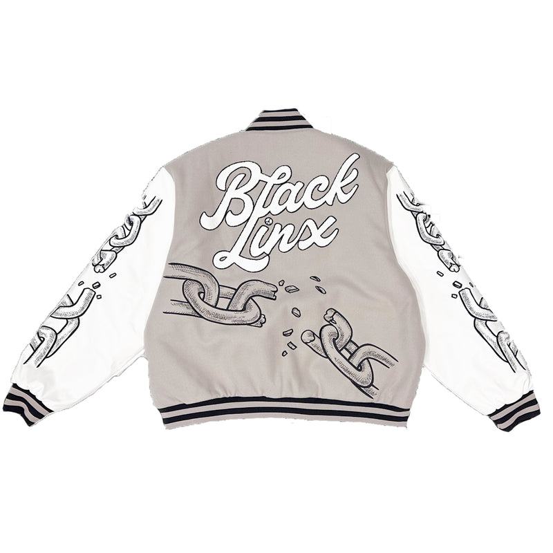 BL LETTERMAN JACKET "GREY AREA"