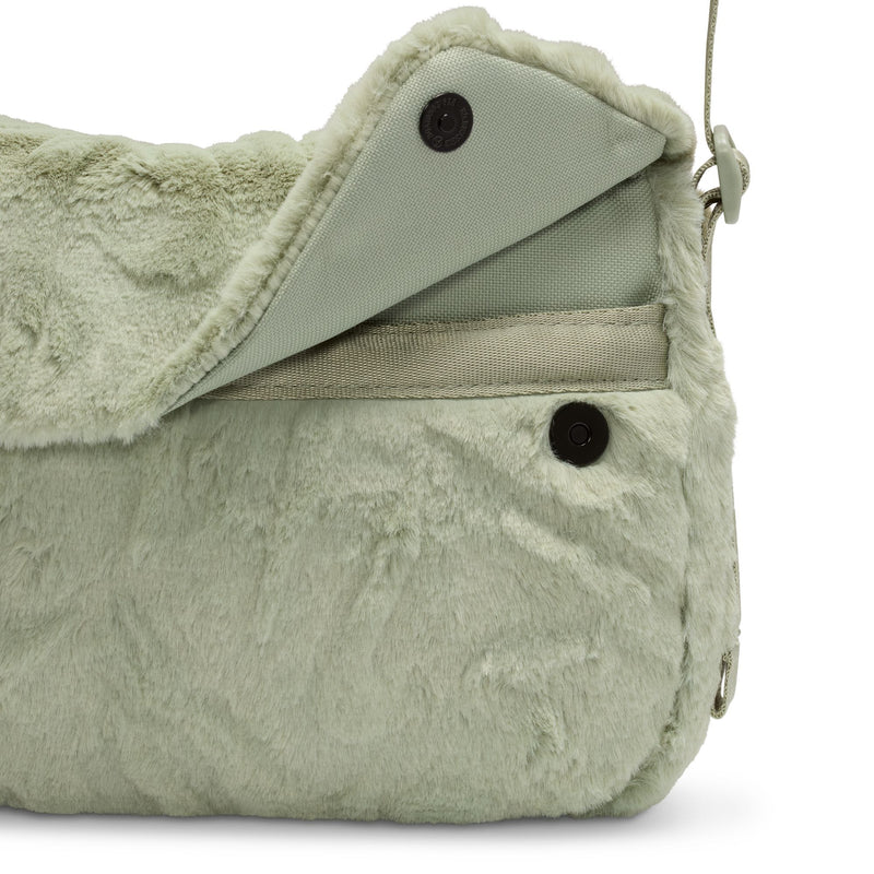 FAUX FUR CROSSBODY BAG "JADE HORIZON"