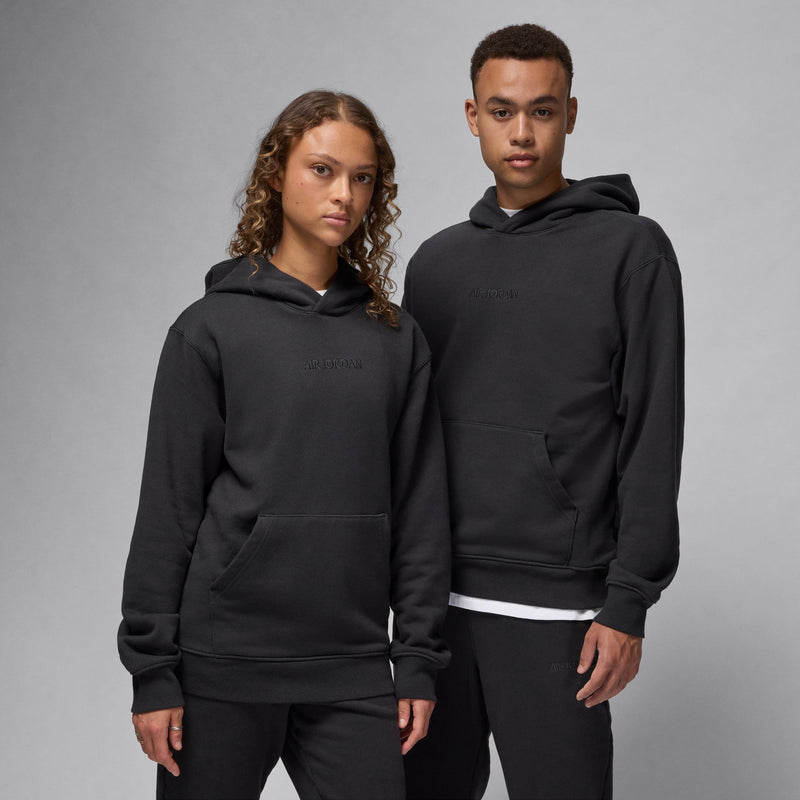 WORDMARK FLEECE PULLOVER HOODIE "OFF NOIR"