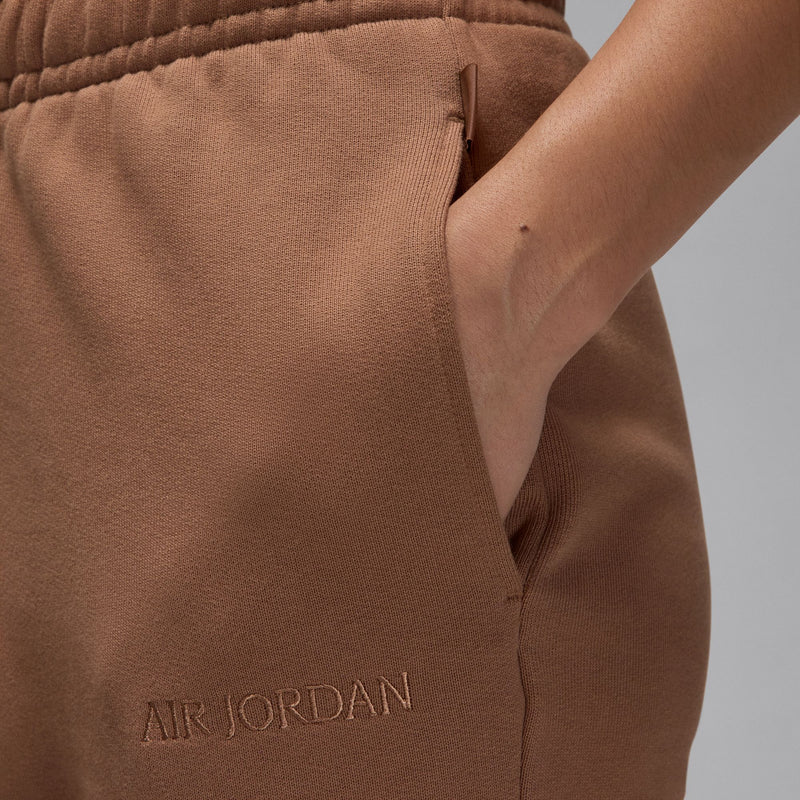 WORDMARK FLEECE PANTS "ARCHAEO BROWN"