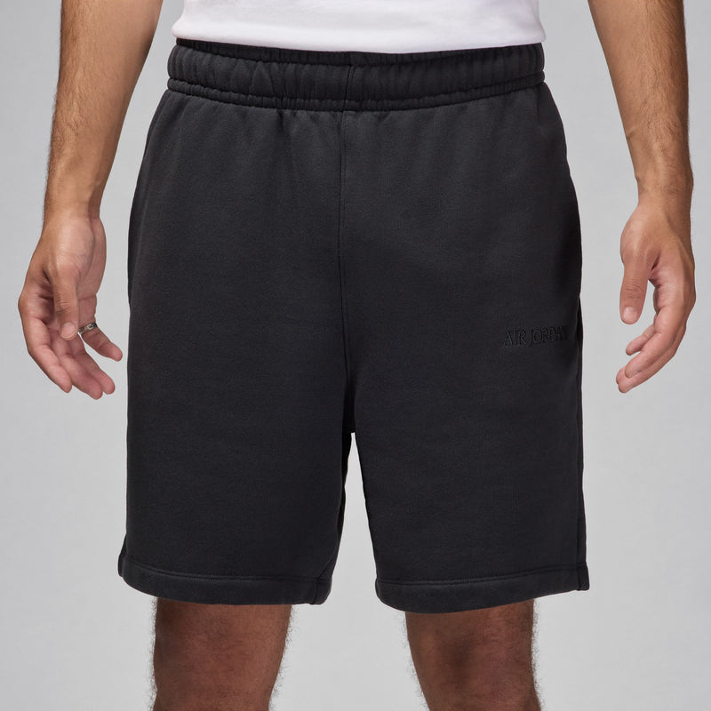 WORDMARK FLEECE SHORTS "OFF NOIR"