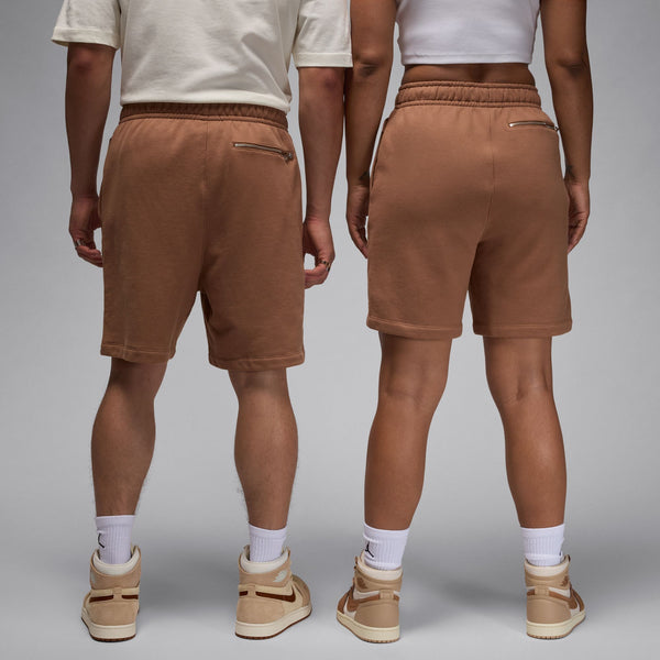 WORDMARK FLEECE SHORTS "ARCHAEO BROWN"