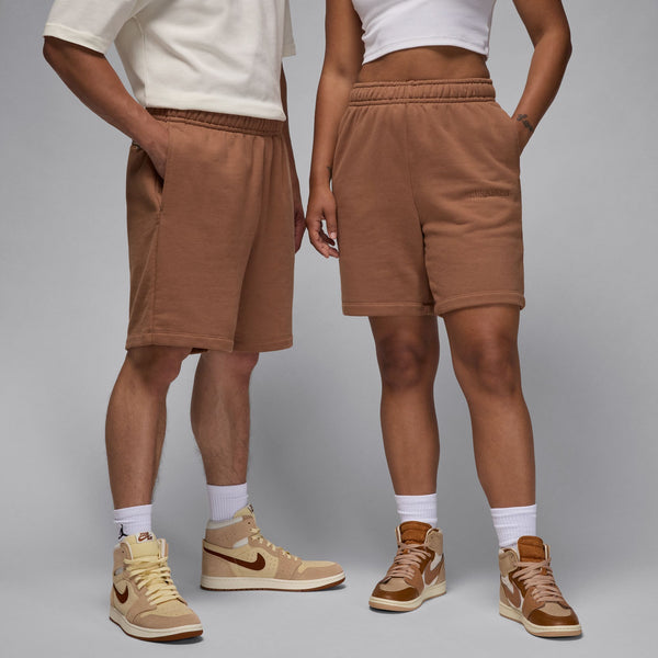 WORDMARK FLEECE SHORTS "ARCHAEO BROWN"