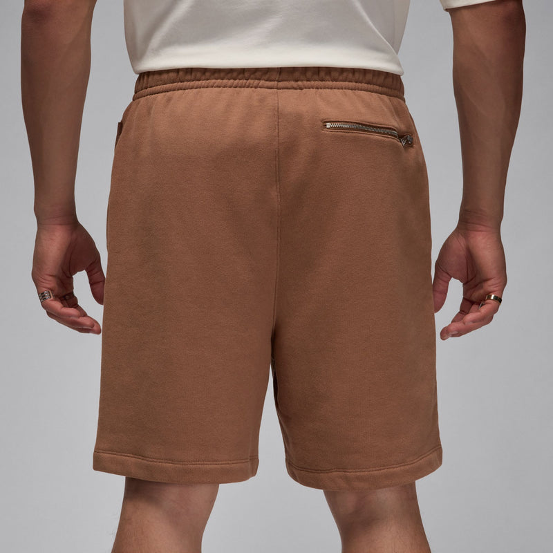 WORDMARK FLEECE SHORTS "ARCHAEO BROWN"