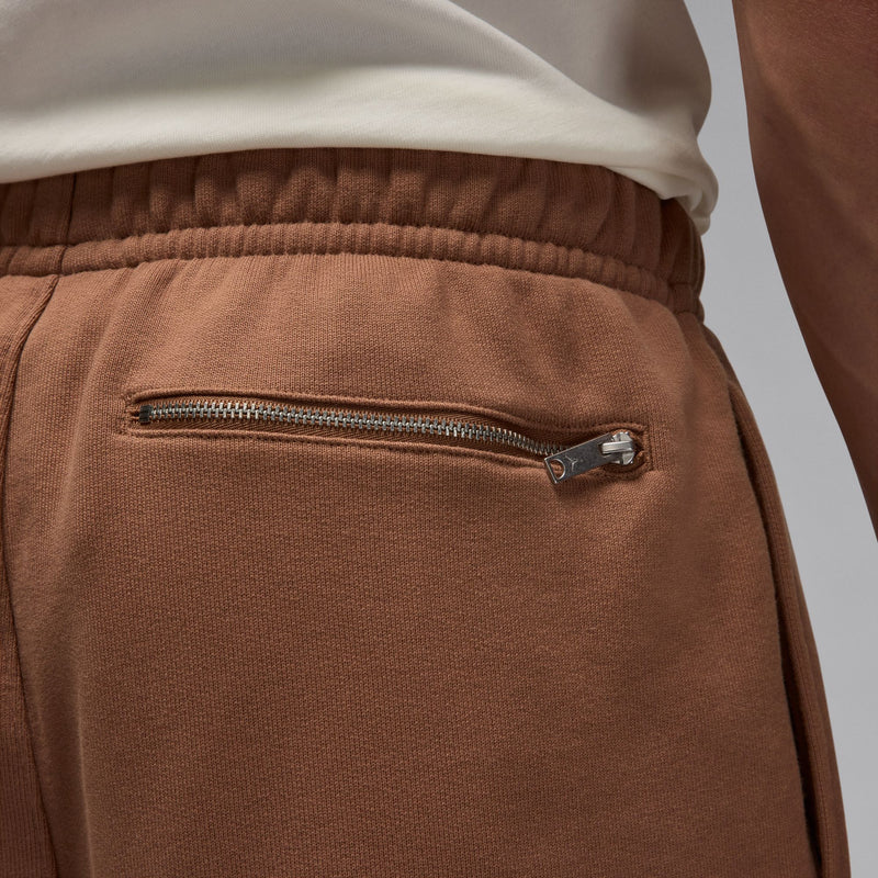 WORDMARK FLEECE SHORTS "ARCHAEO BROWN"