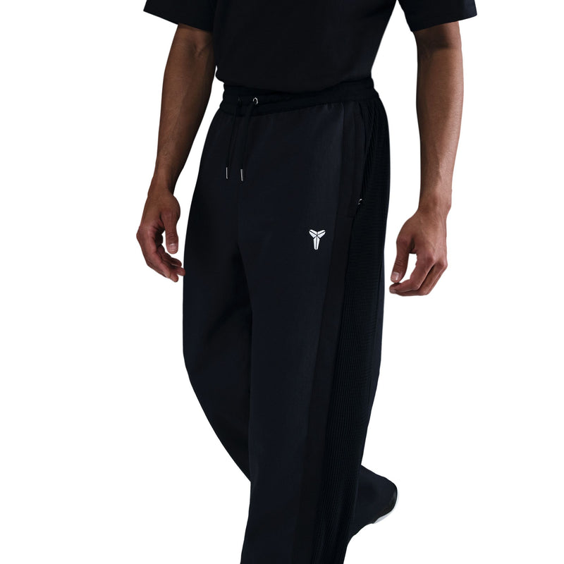 KOBE PLEATED TEAR AWAY PANTS "BLACK/WHITE"