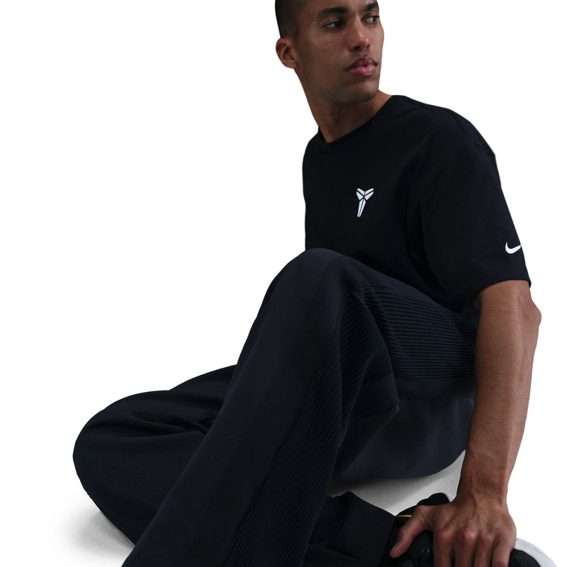 KOBE PLEATED TEAR AWAY PANTS "BLACK/WHITE"