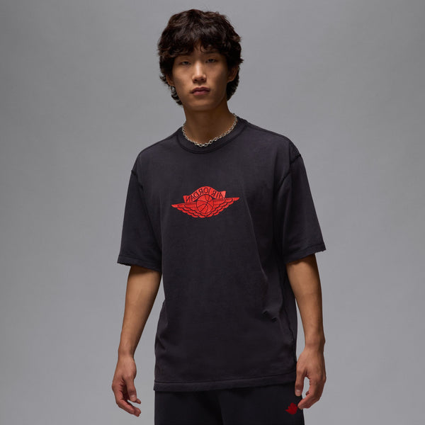 AIR JORDAN RARE AIR T-SHIRT "BLACK/CHILE RED"