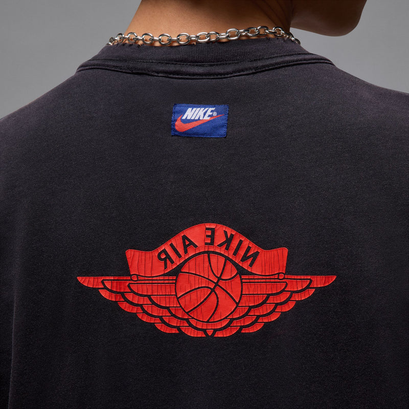 AIR JORDAN RARE AIR T-SHIRT "BLACK/CHILE RED"