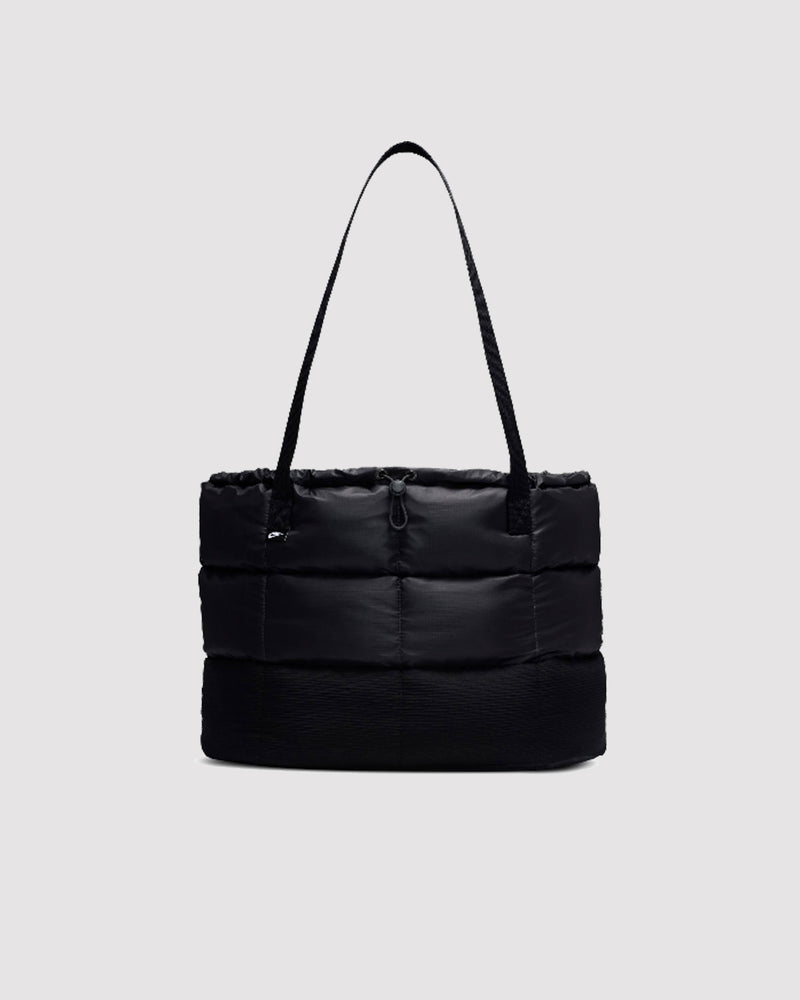 PUFFLE TOTE BAG "BLACK"