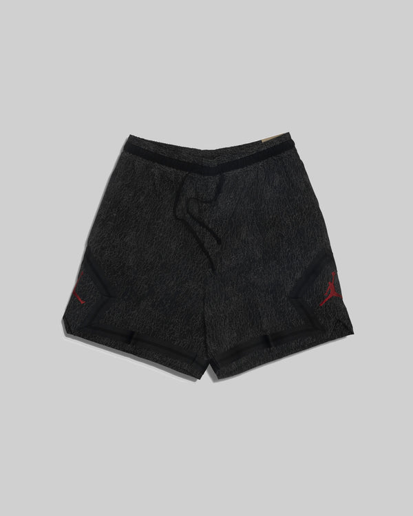 WOVEN DIAMOND SHORTS "OFF NOIR/GYM RED"