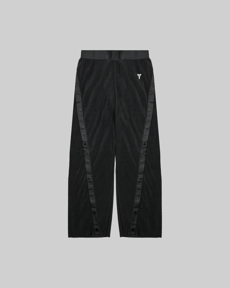 W KOBE PLEATED TEAR AWAY PANTS "BLACK/WHITE"