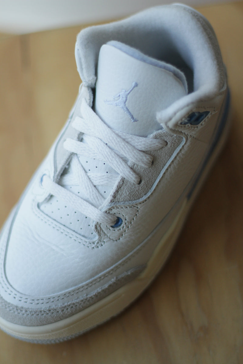 JORDAN 3 RETRO (PS) "SUMMIT WHITE/HYDROGEN BLUE-LEGEND BLUE"