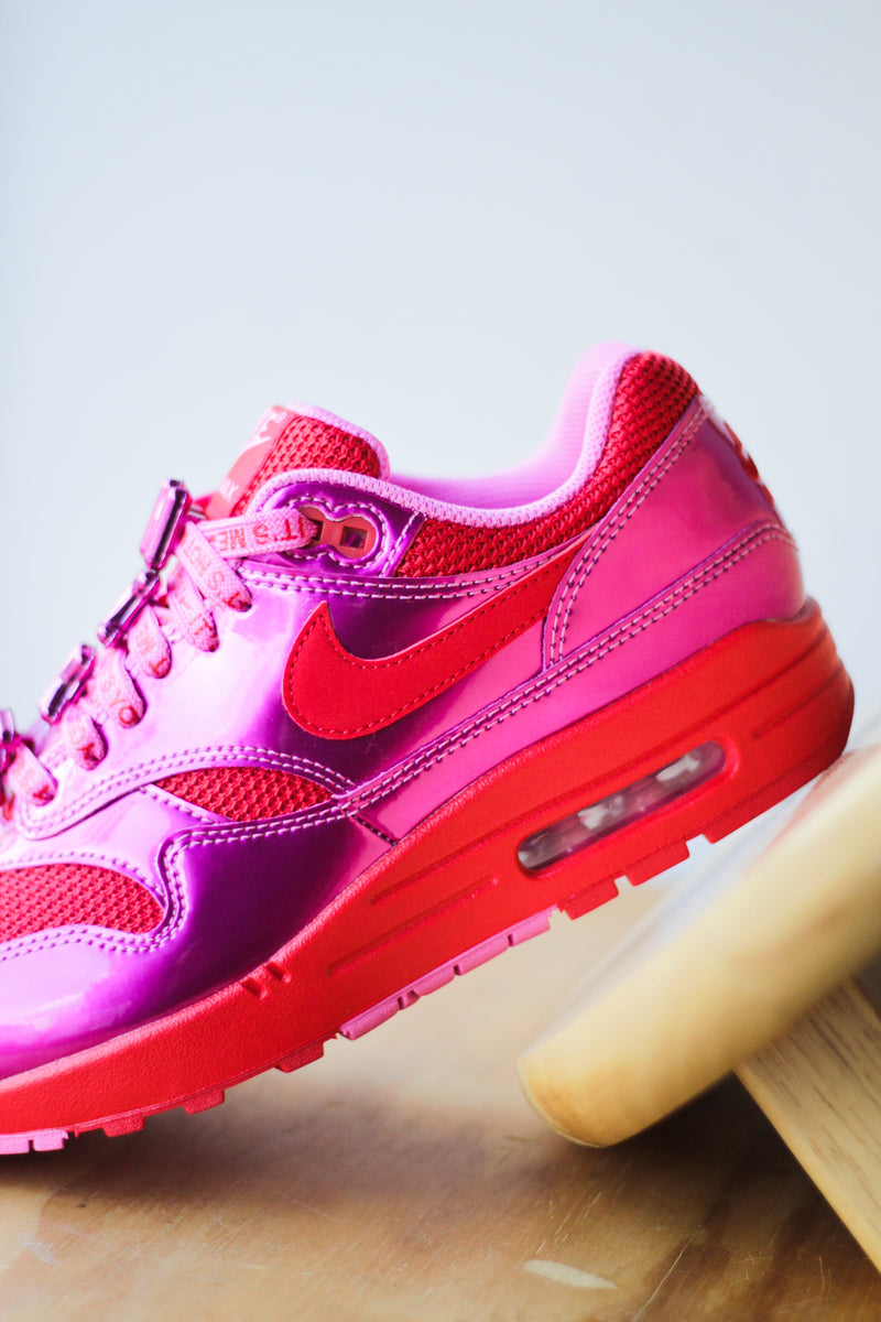 NIKE AIR MAX 1 PREMIUM "PLAYFUL PINK/UNIVERSITY RED-PLAYFUL PIN"