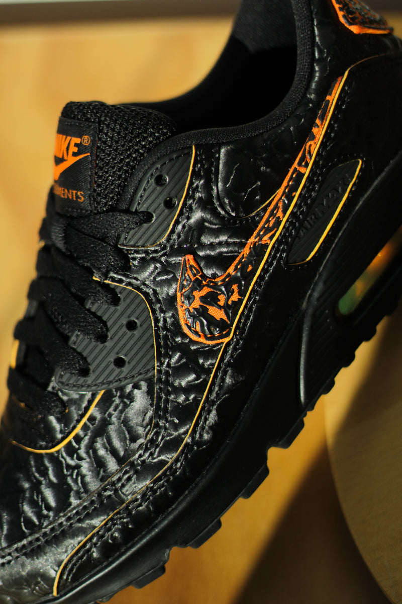 AIR MAX 90 "BLACK/BLACK-MAGMA ORANGE-LASER ORANGE"