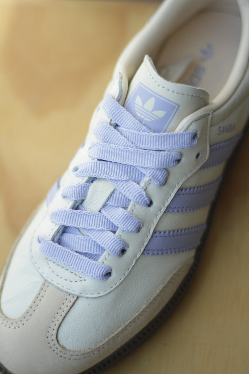 W SAMBA OG "CREAM WHITE/VIOLET TONE"