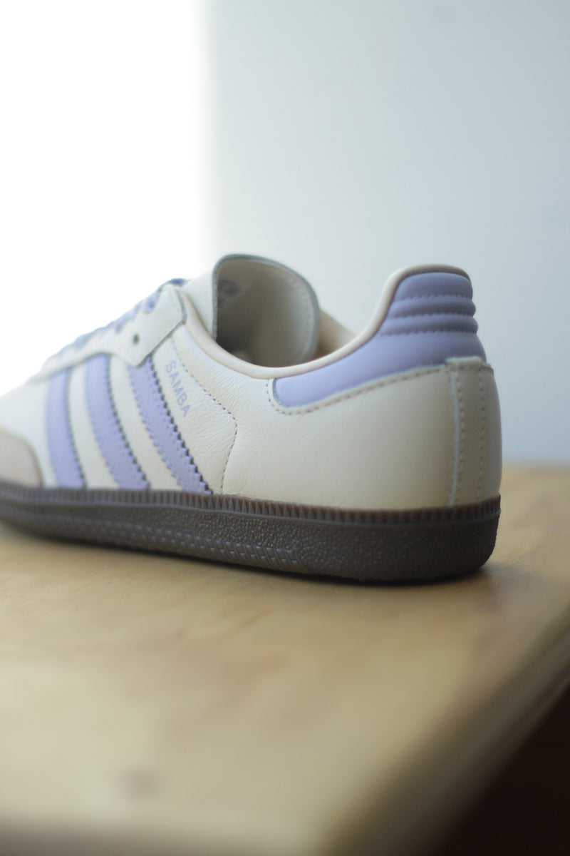 W SAMBA OG "CREAM WHITE/VIOLET TONE"