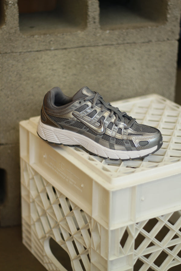 NIKE P-6000 (GS) "MTLC COOL GREY/COOL GREY-WHITE-WOLF GREY"