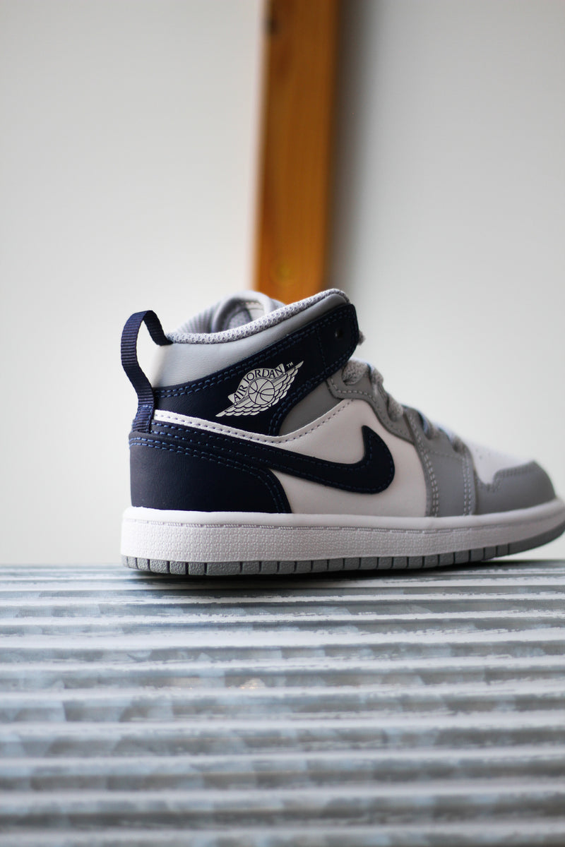 JORDAN 1 MID (PS) "MIDNIGHT NAVY"