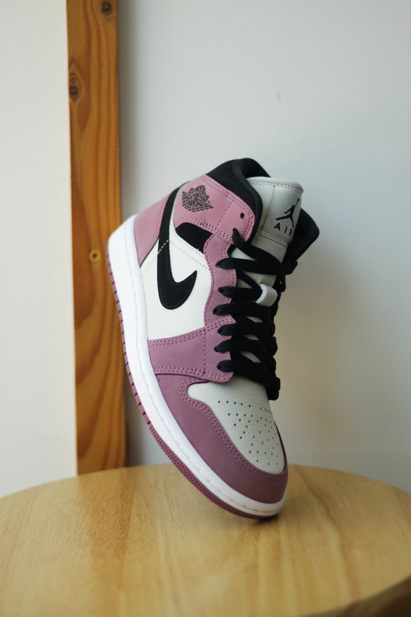 W AIR JORDAN 1 MID SE "LIGHT MULBERRY"