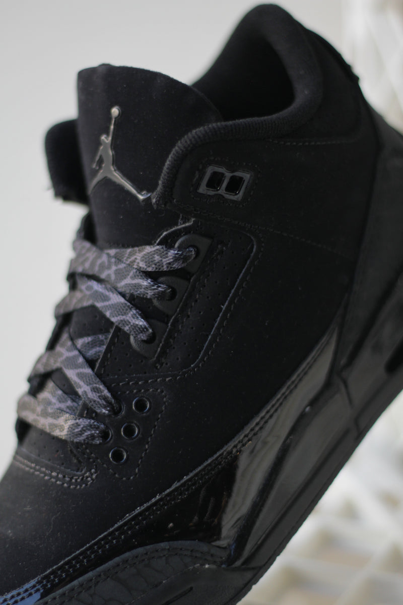 AIR JORDAN 3 RETRO (GS) "BLACK/DARK CHARCOAL"