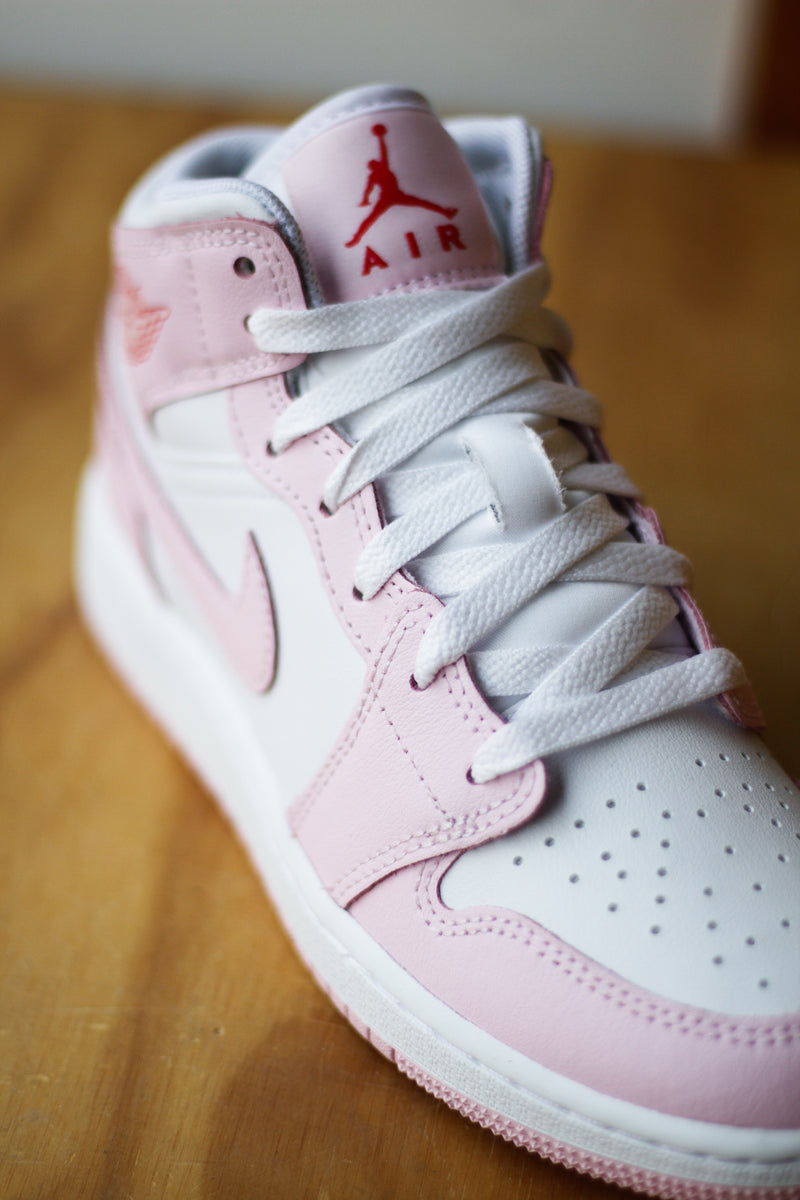 AIR JORDAN 1 MID (GS) "PINK FOAM"