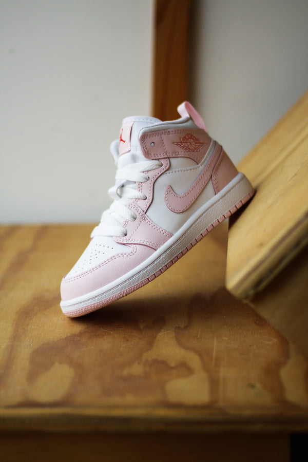 JORDAN 1 MID (PS) "PINK FOAM"