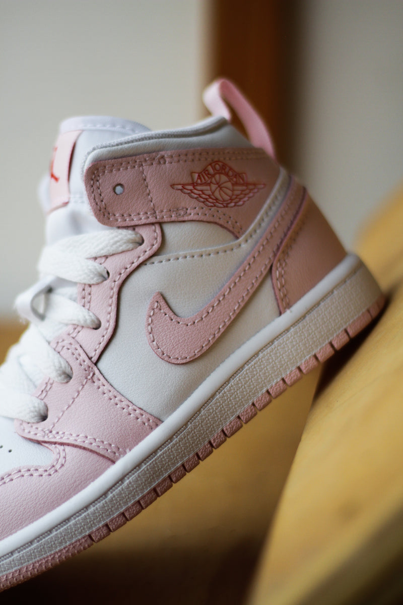 JORDAN 1 MID (PS) "PINK FOAM"