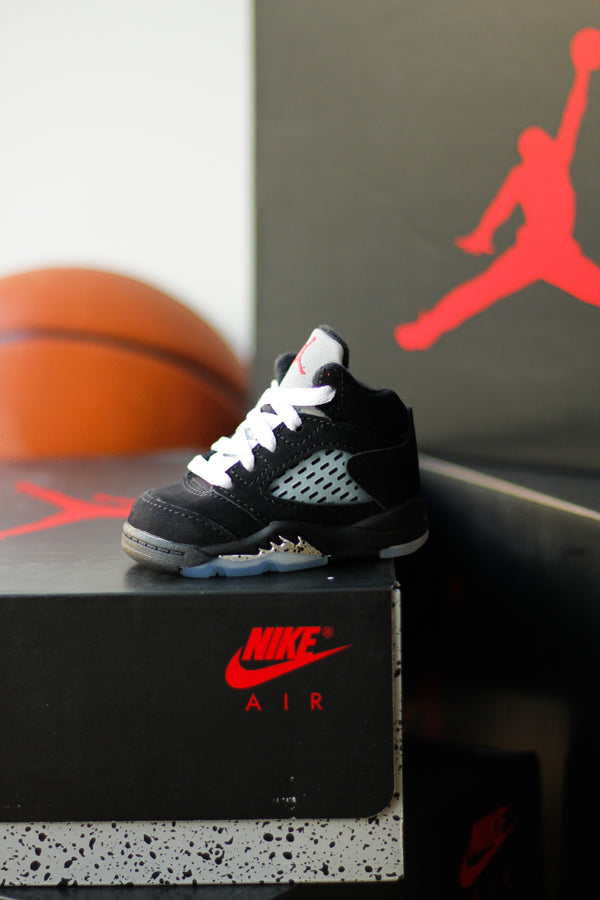 JORDAN 5 RETRO OG (TD) "BLACK/METALLIC SILVER"