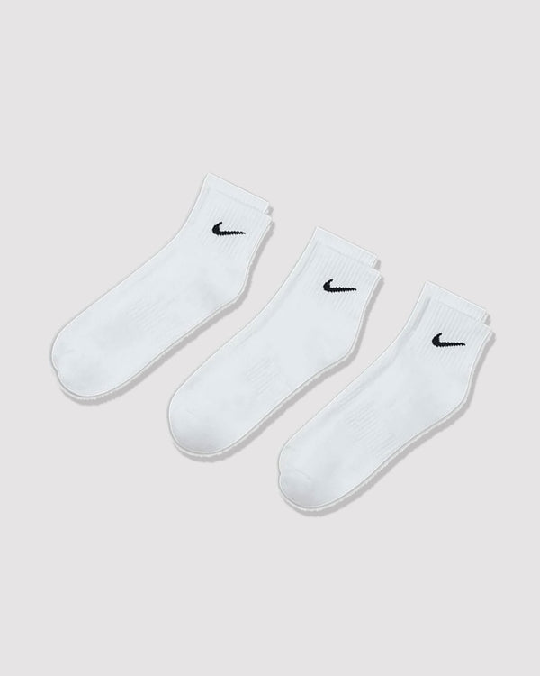 TRAINING ANKLE SOCKS (3 PK) "WHITE"