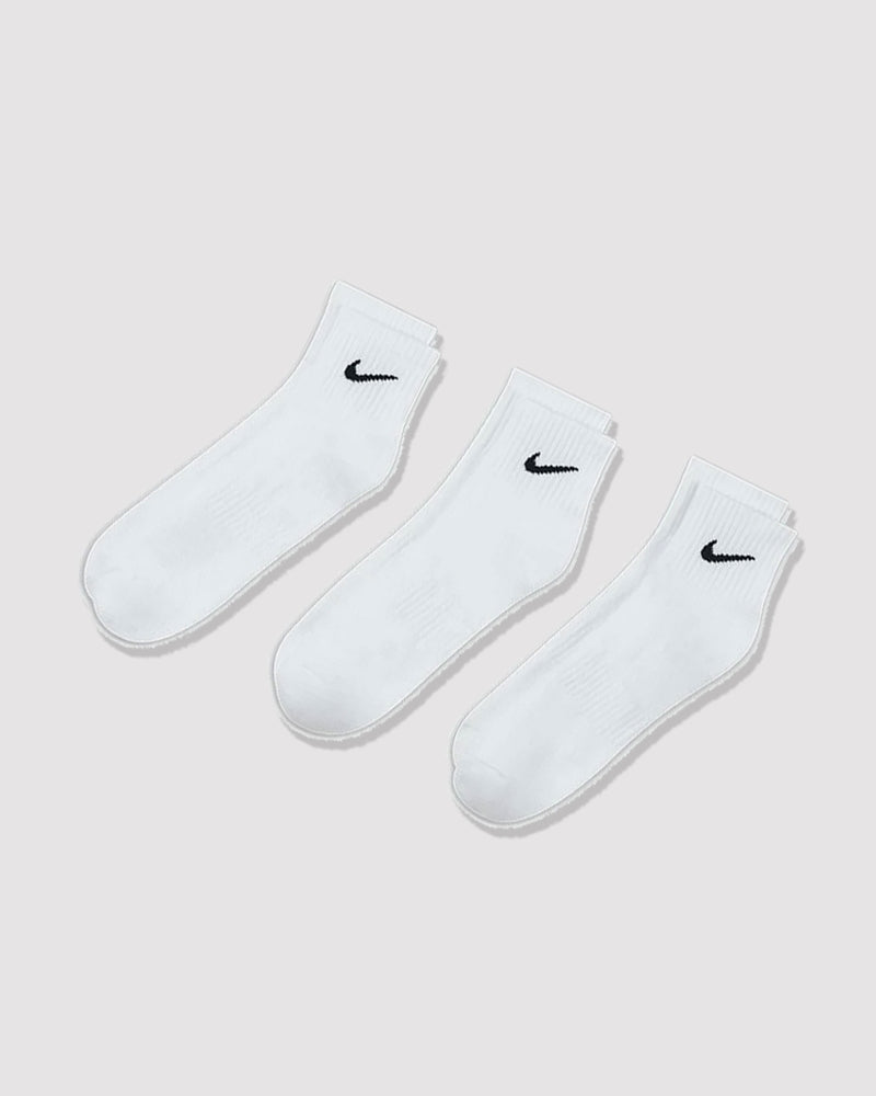 TRAINING ANKLE SOCKS (3 PK) "WHITE"