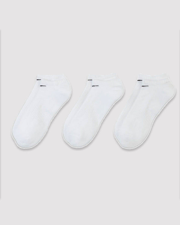 NO-SHOW SOCKS "WHITE" (3 PACK)