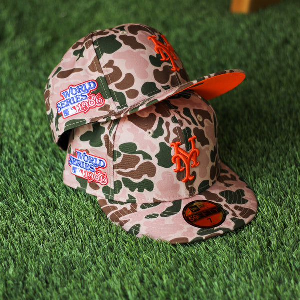 New Era 59FIFTY Fitted Hat New York Mets 1986 Duck Camo Duck Camo 7 5/8